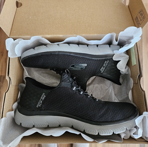 Skechers-Men's Hands Free Slip-ins-black, size 8.5 - Picture 7 of 9